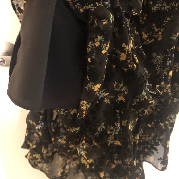 Rachel Roy Floral Black Dress - Picture 8 of 12